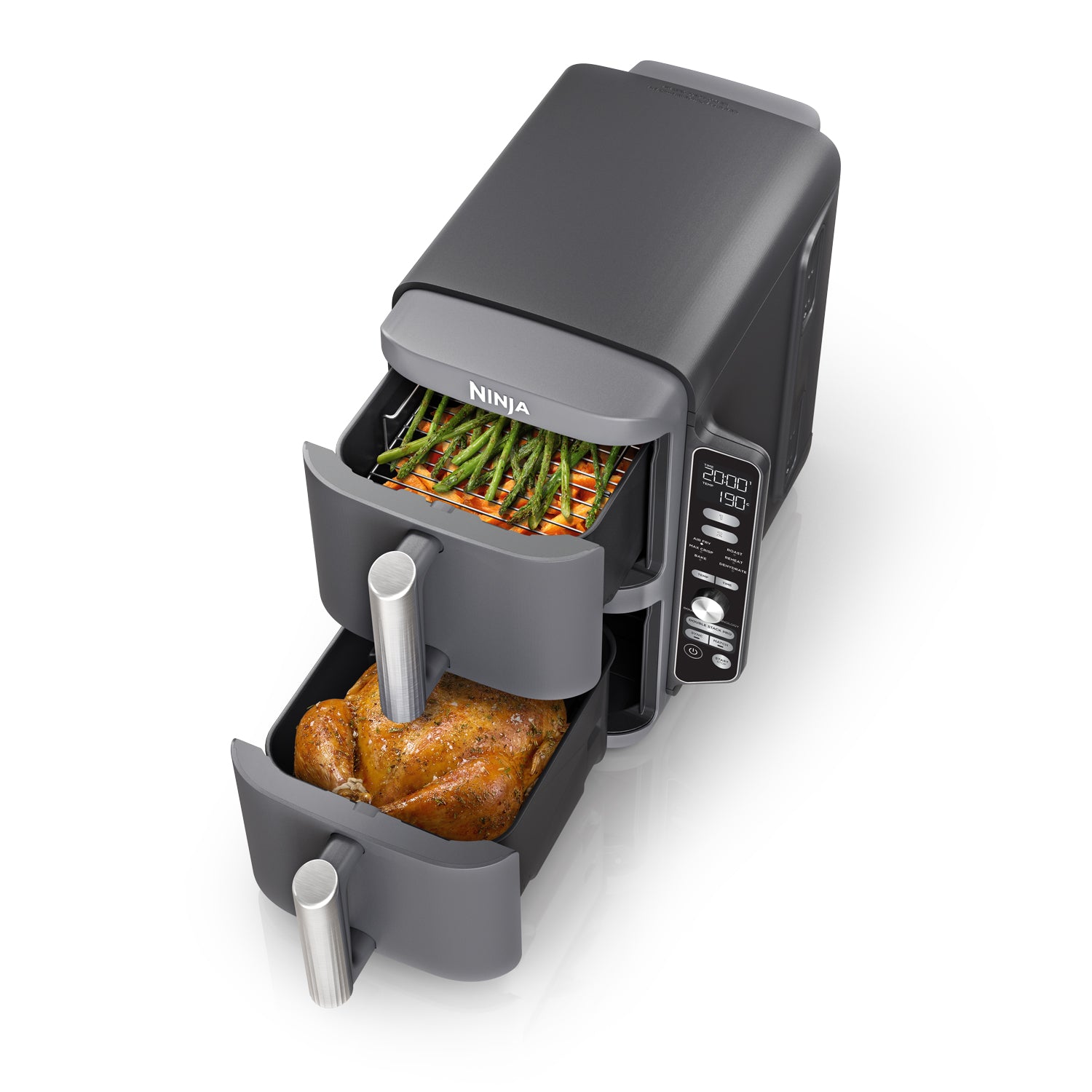 หม้อทอดไร้น้ำมัน Ninja Double Stack XL Air Fryer SL400TH