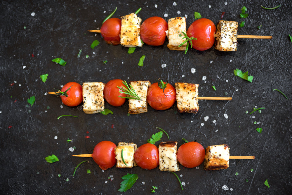 Swordfish-Cherry Tomato Skewer