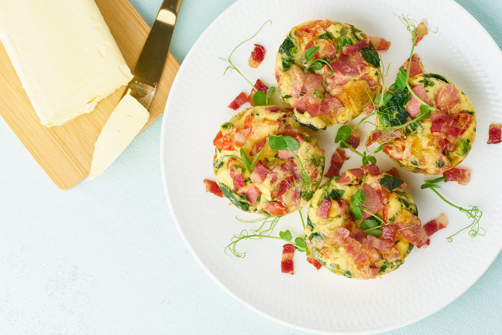 Bacon and Spinach Egg Muffins