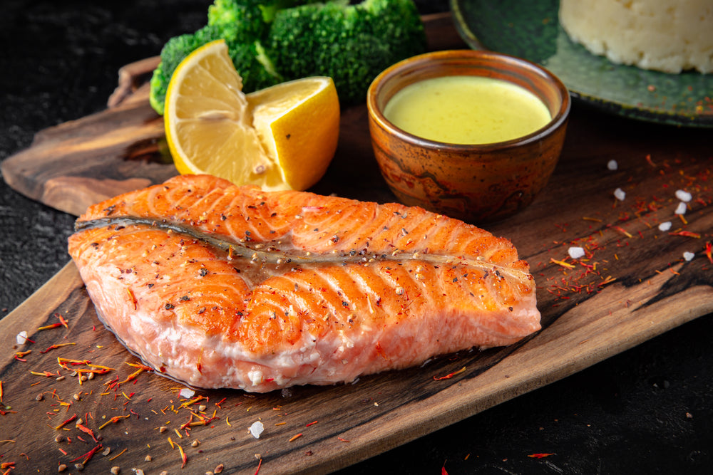 Tender Salmon Steak