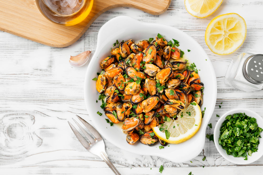 Herb Lemon Mussels