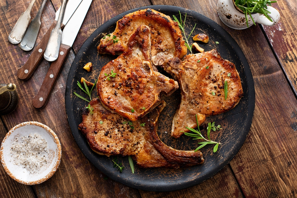 Air Fried Juicy Pork Chops