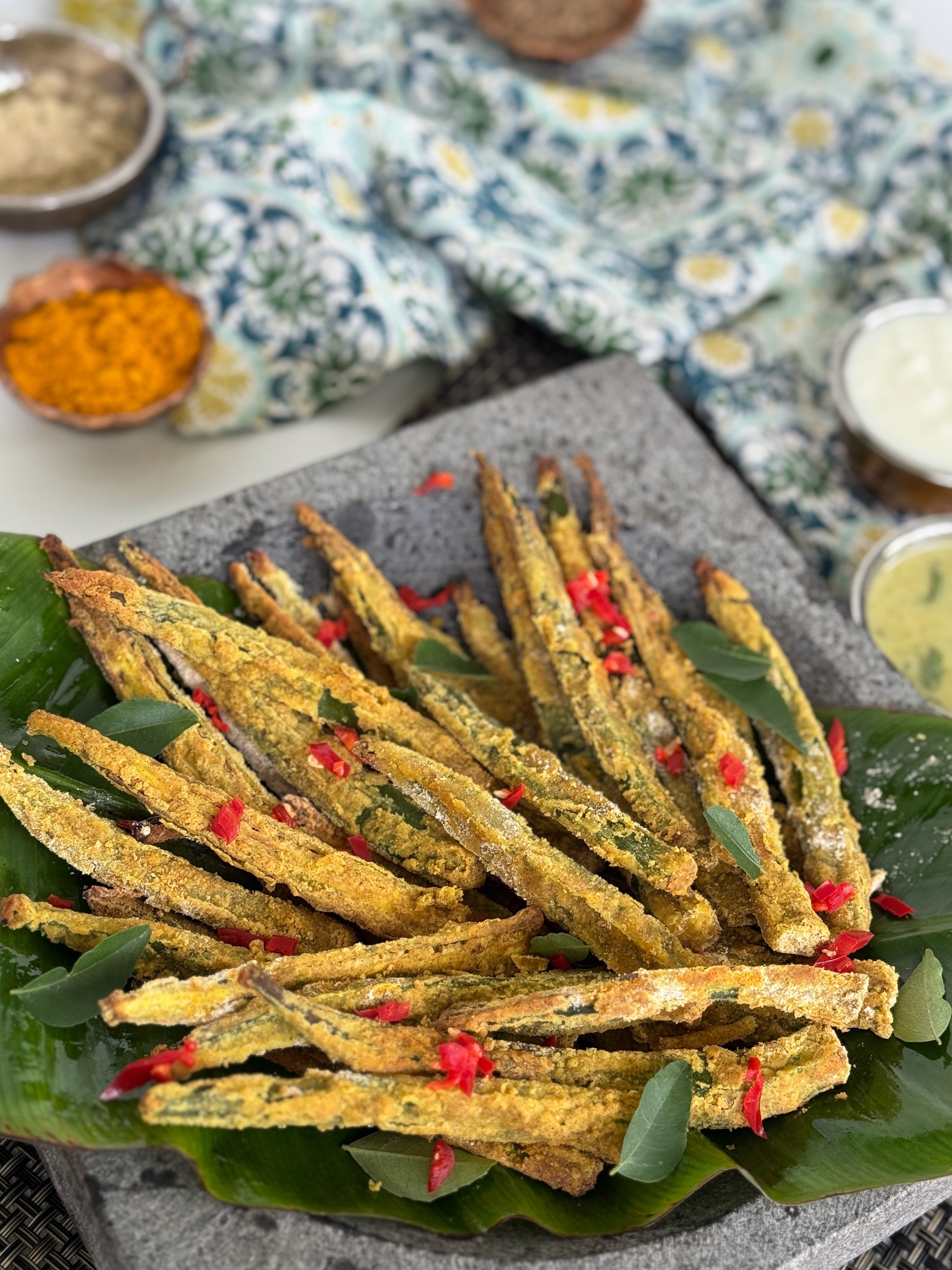 FRIED KURKURI BENDI