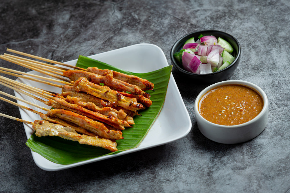 Chicken Satay with Peanut Sauce