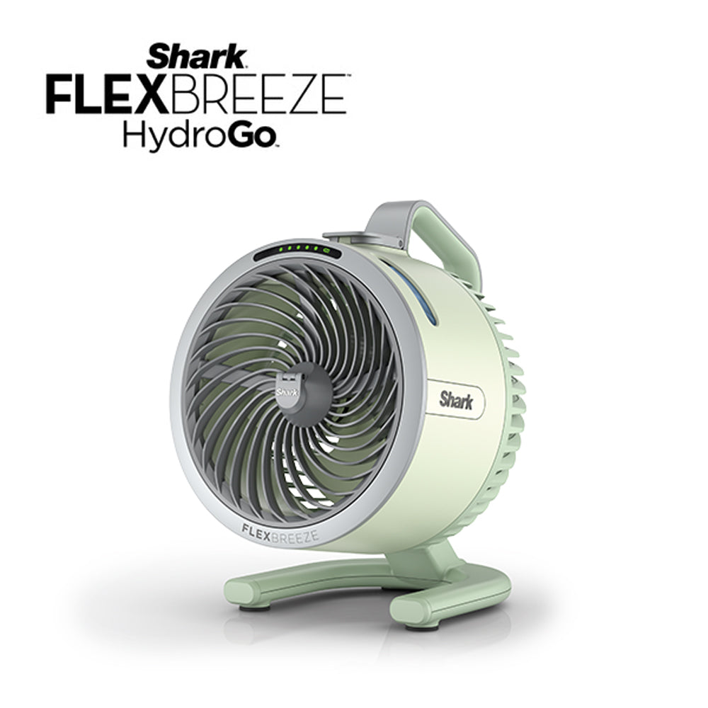 Shark FLEXBREEZE HydroGo グリーン Shark FlexBreeze HydroGo Misting Portable Fan White - FA052TH