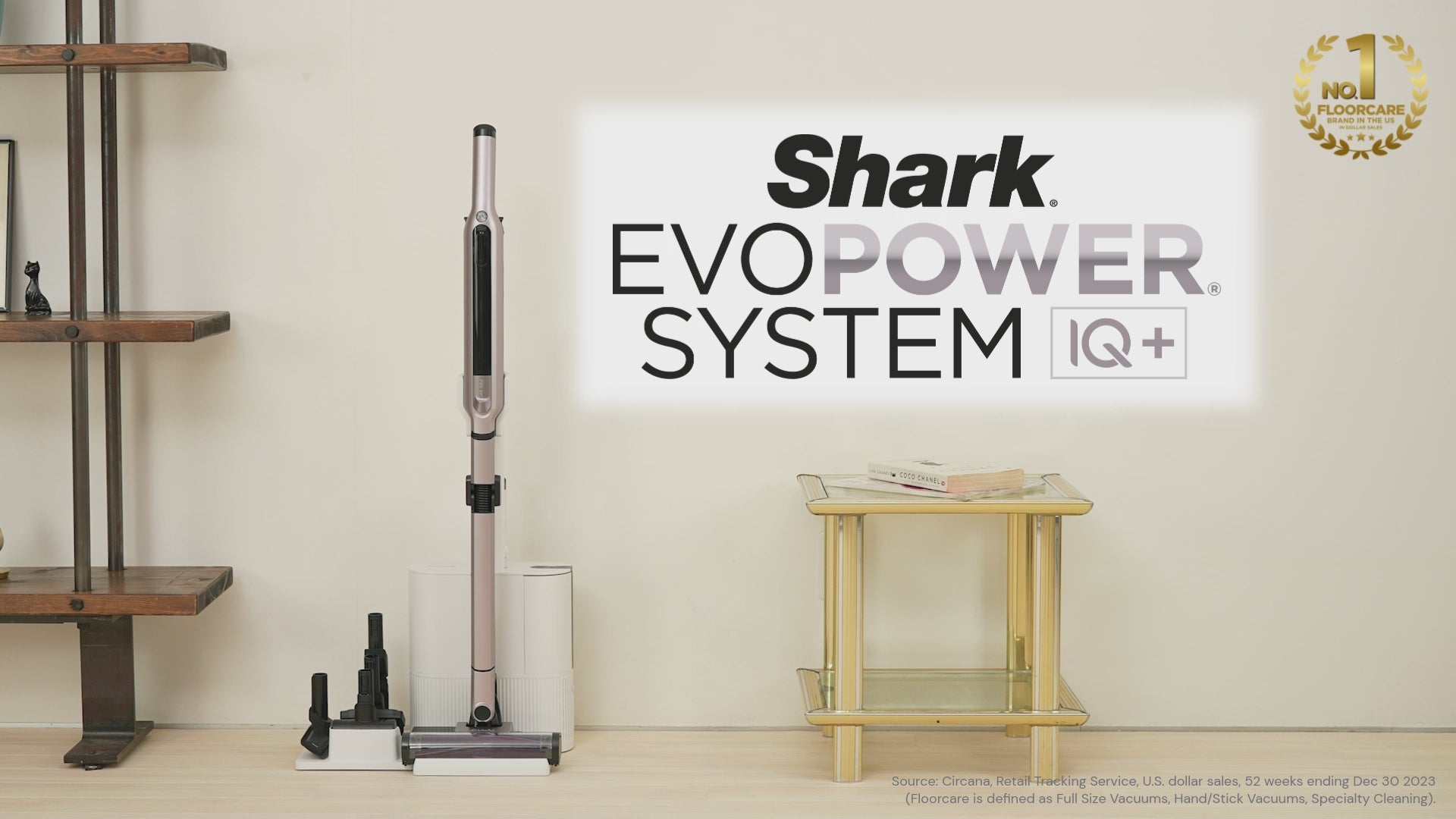 shark◇EVOPOWER SYSTEM iQ CS851JBR Shark EvoPower IQ+ with Auto- Empty System - CS851